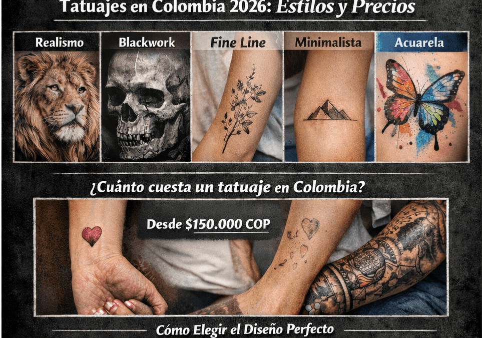 “Tatuajes en Colombia: estilos, precios y cómo elegir el diseño perfecto en 2026”